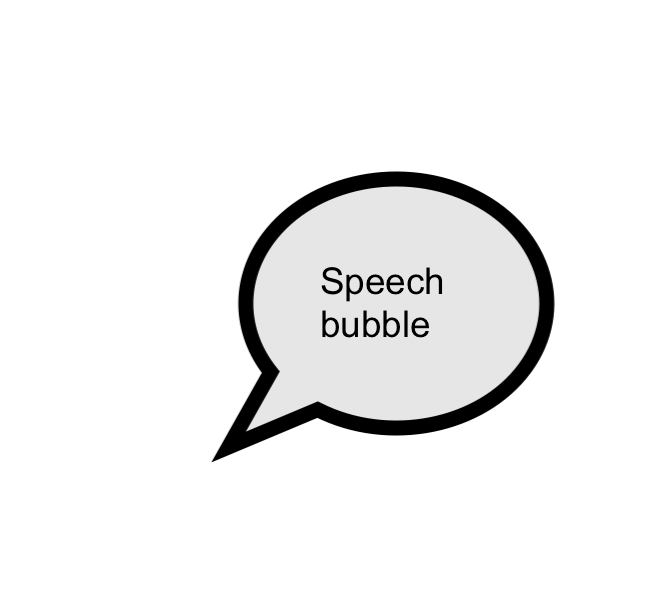 how to make speech bubbles in imovie