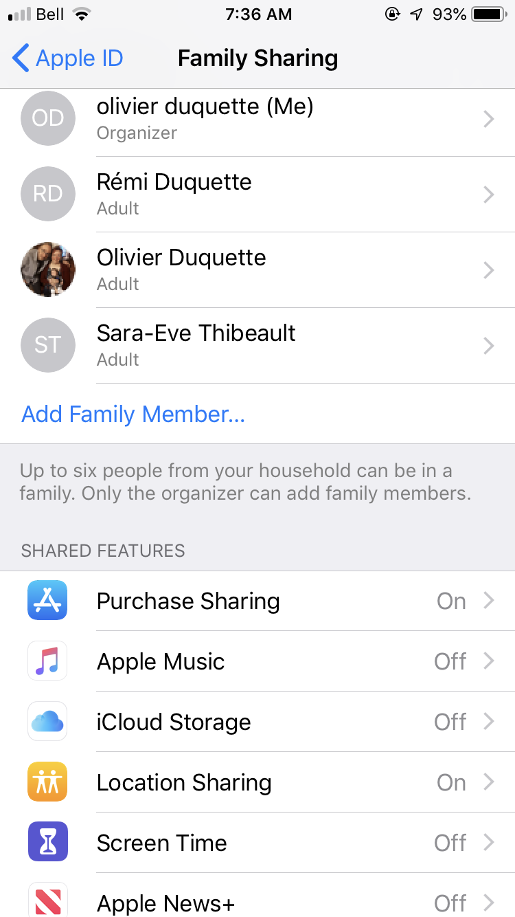 Cannot Activate Familly Sharing For Apple… - Apple Community