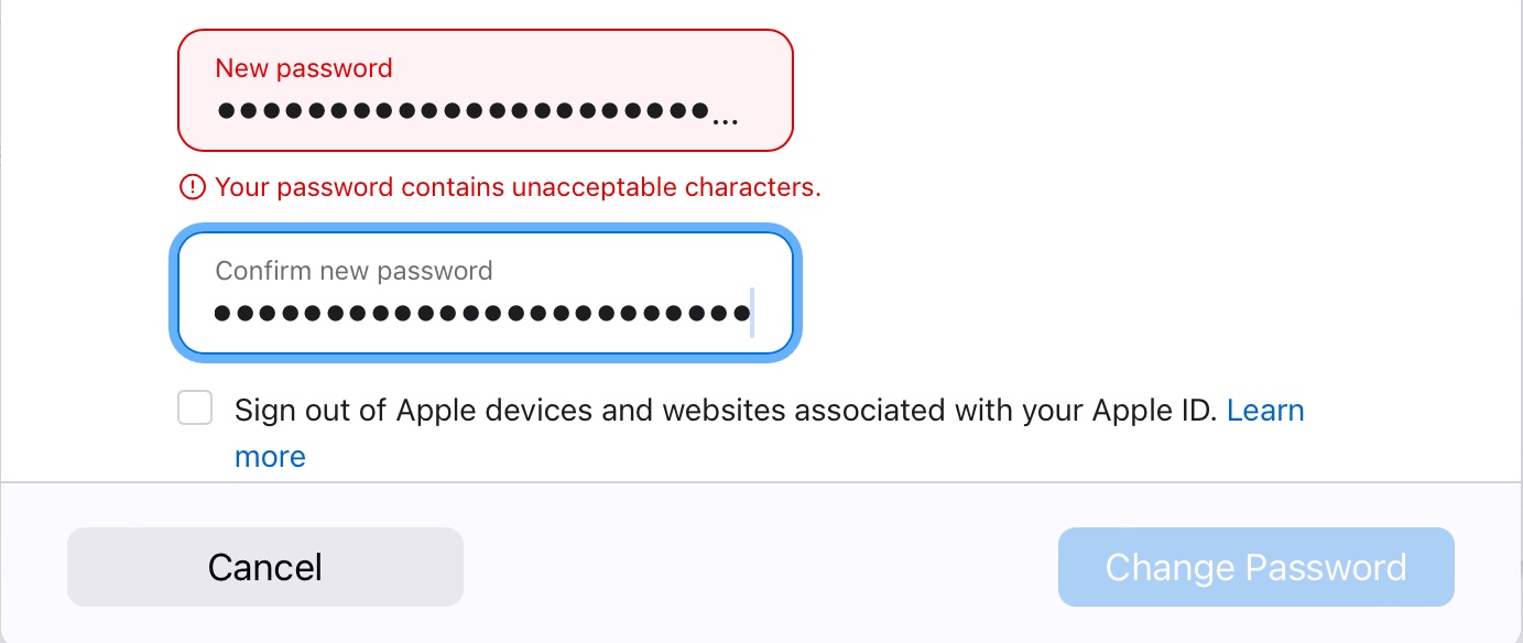 apple-id-password-parameters-apple-community