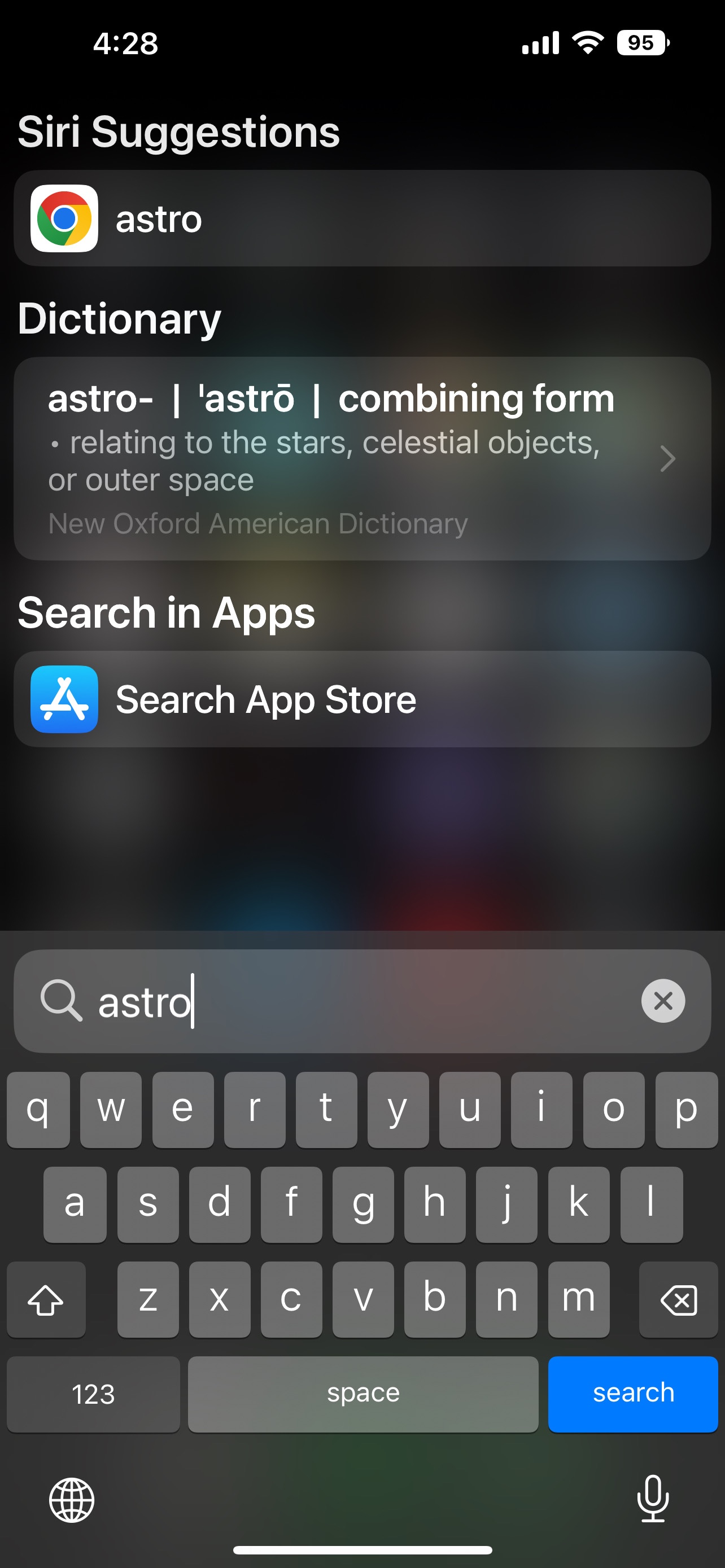 What app is astronomy? Where is it? - Apple Community