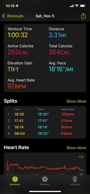 Can you view workout metrics from your Ap… - Apple Community