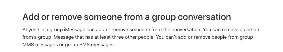 How do you remove someone from a group ch… - Apple Community