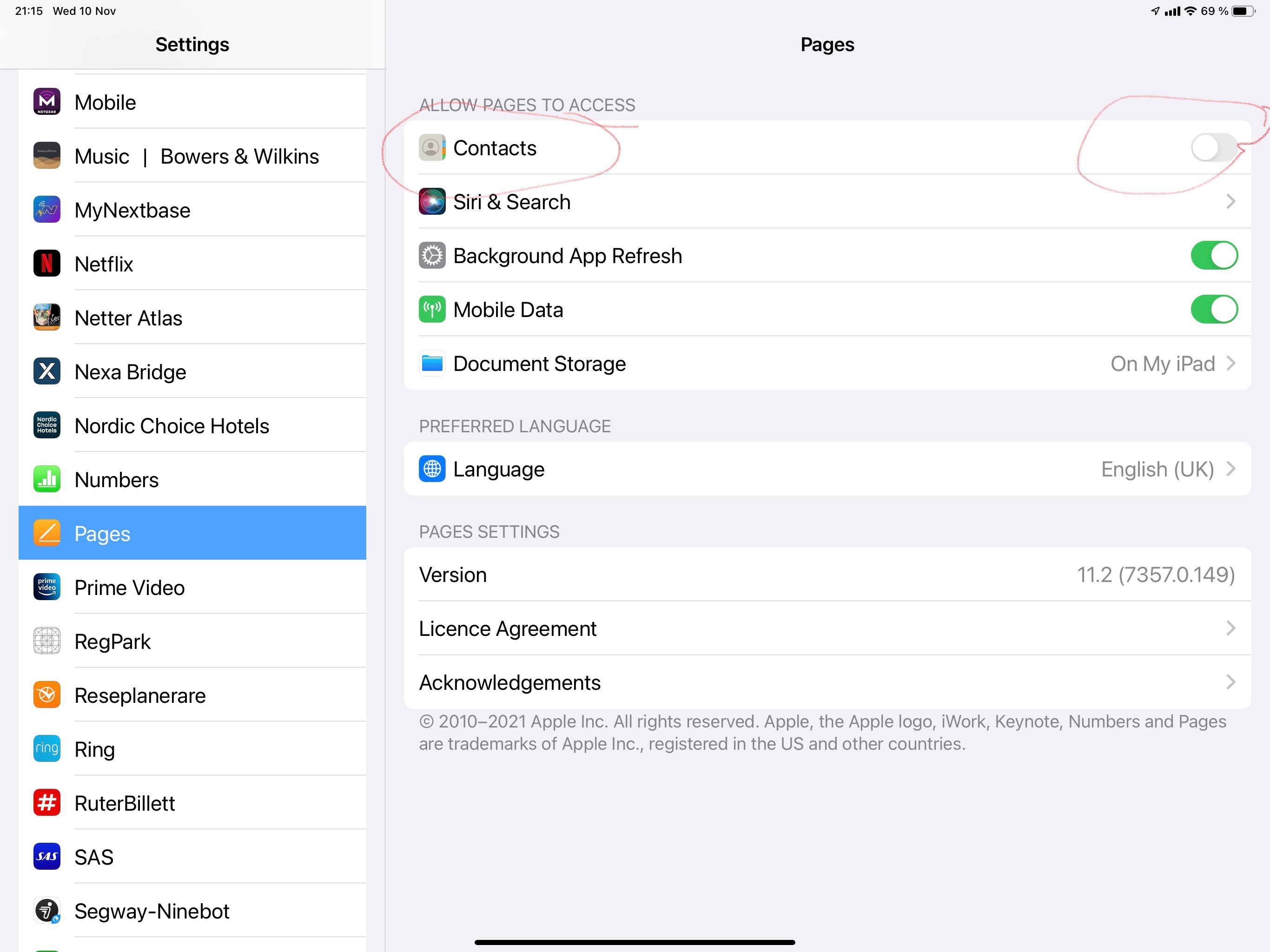Numbers, keynote and pages are asking to … - Apple Community