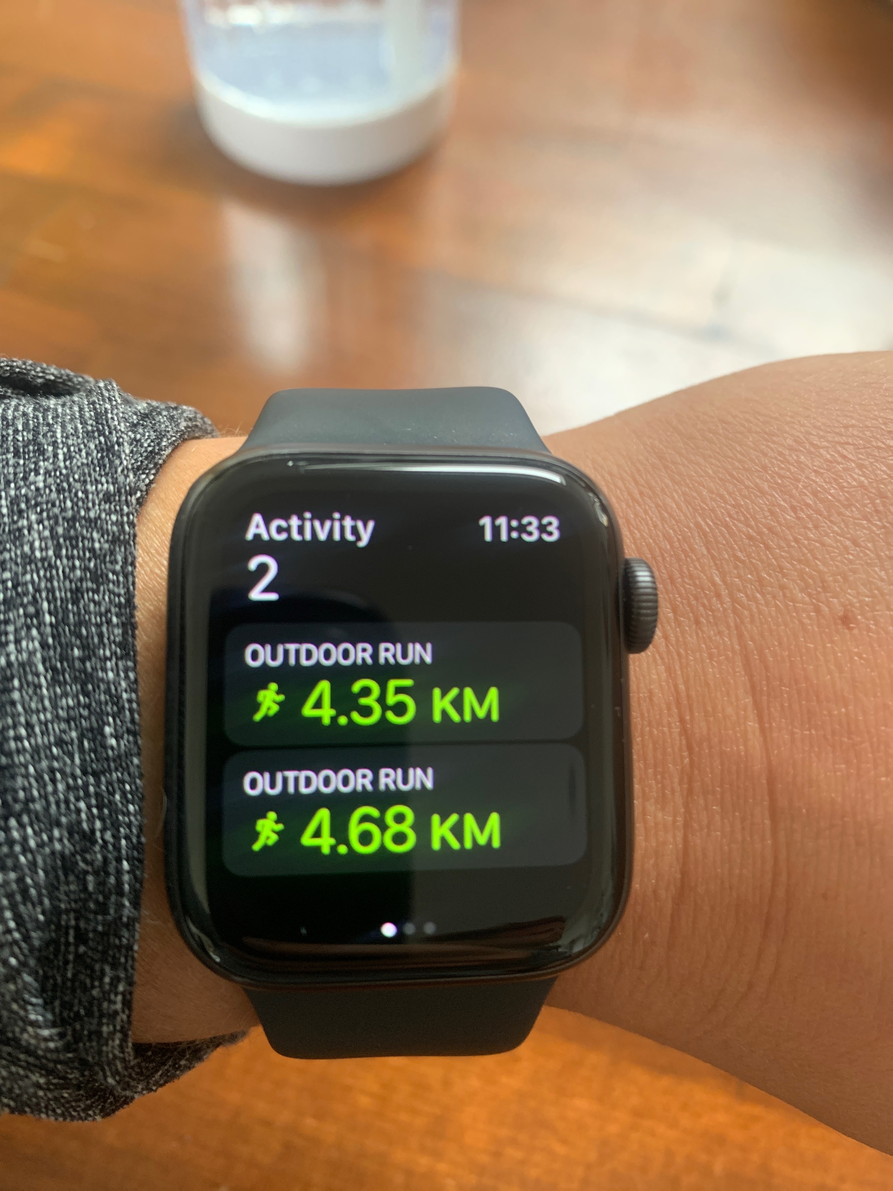 apple watch and map my run