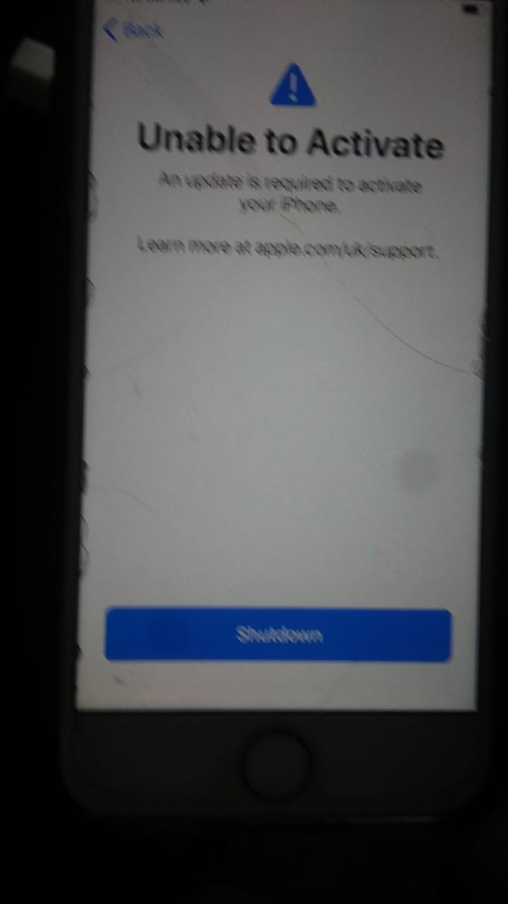 My Iphone Is Stuck On Activation Apple Community