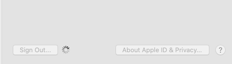 can not sign out of my apple id on my mac - Apple Community