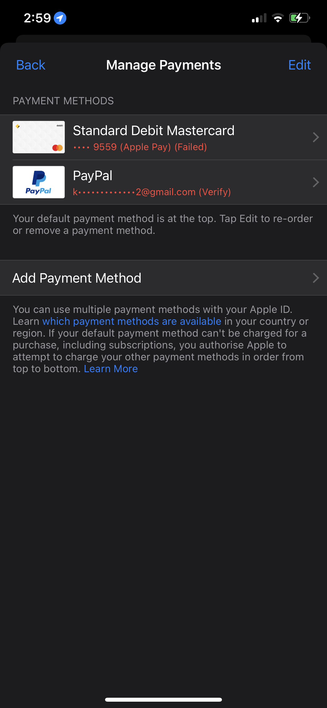 bmo apple pay not working