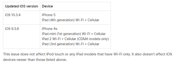 Apple iOS 10.3.4 update not available - Apple Community