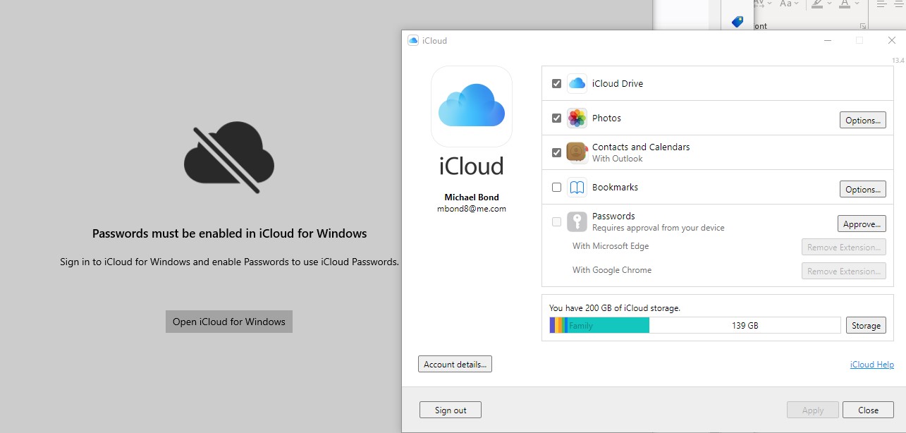 Enabling iCloud Password Apple Community