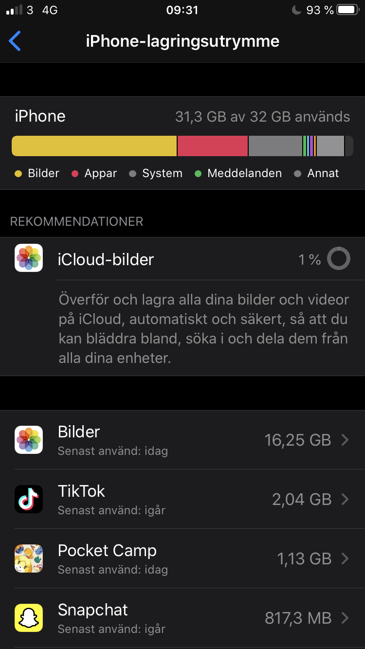 What’s taking up storage? Apple Community