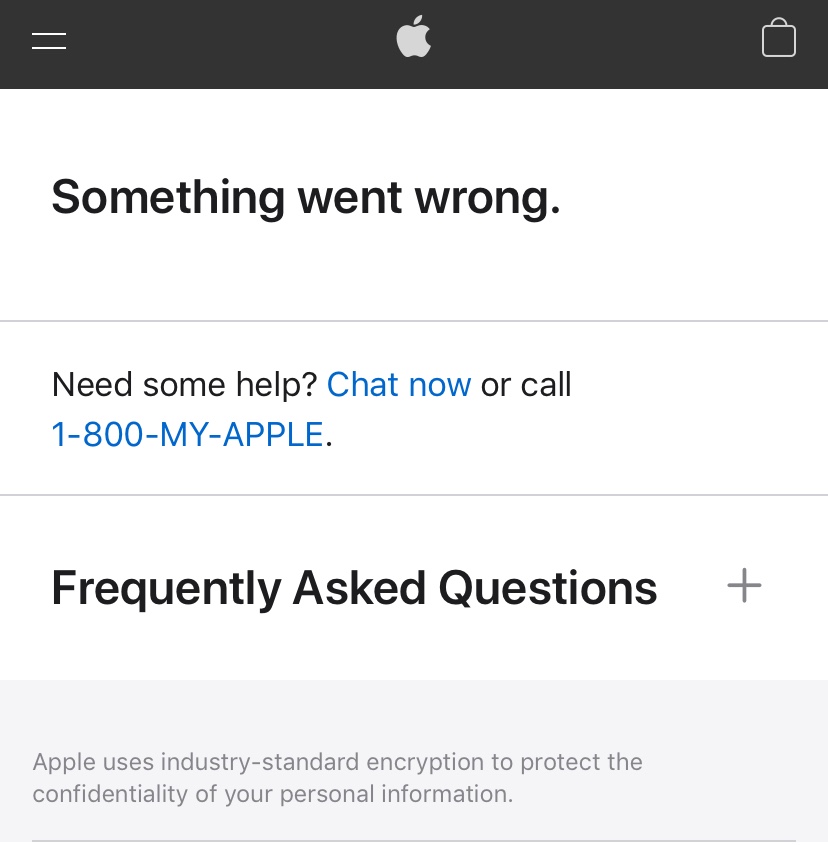 Problem Viewing Order Status Apple Community