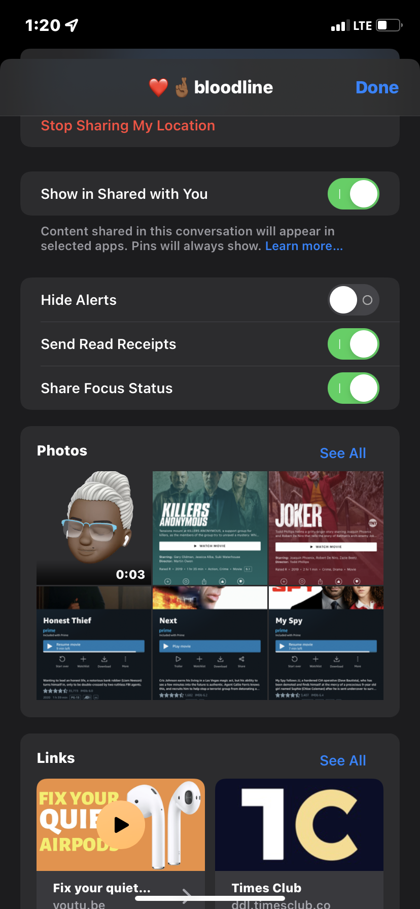 Share Focus Status Not Showing Up In Mess… - Apple Community