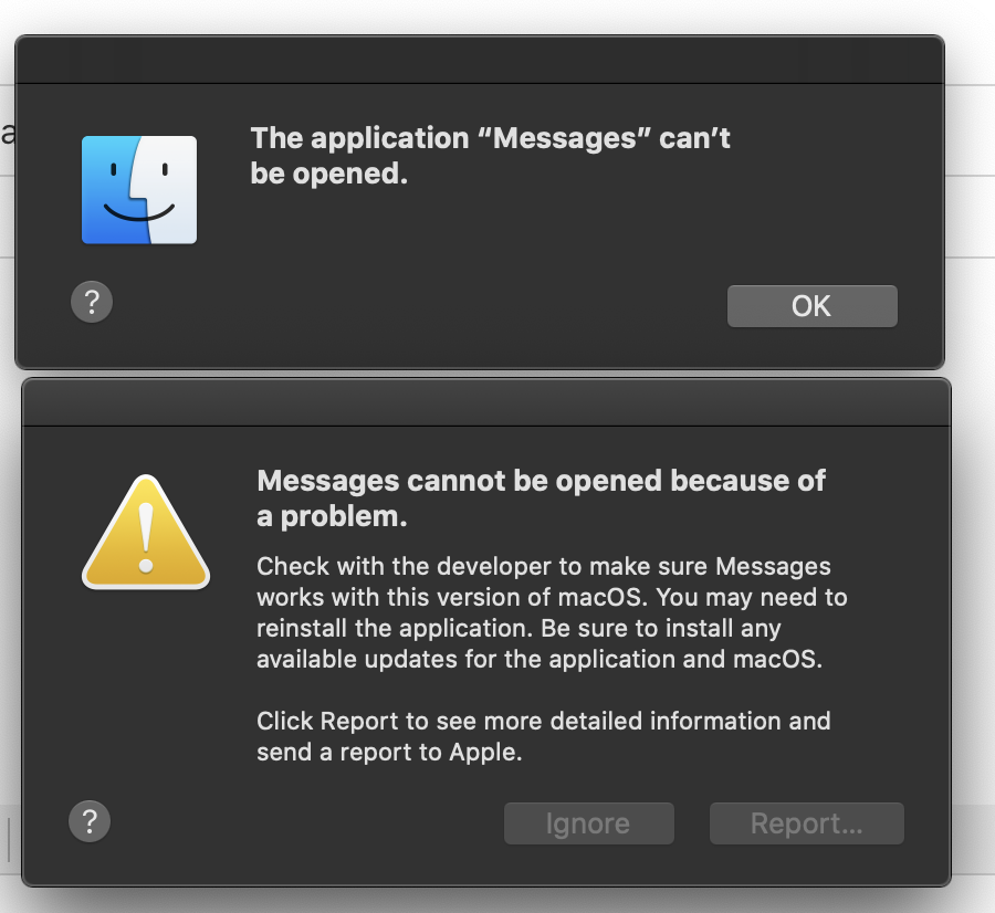 Message not working in MAC OS Catalina - Apple Community