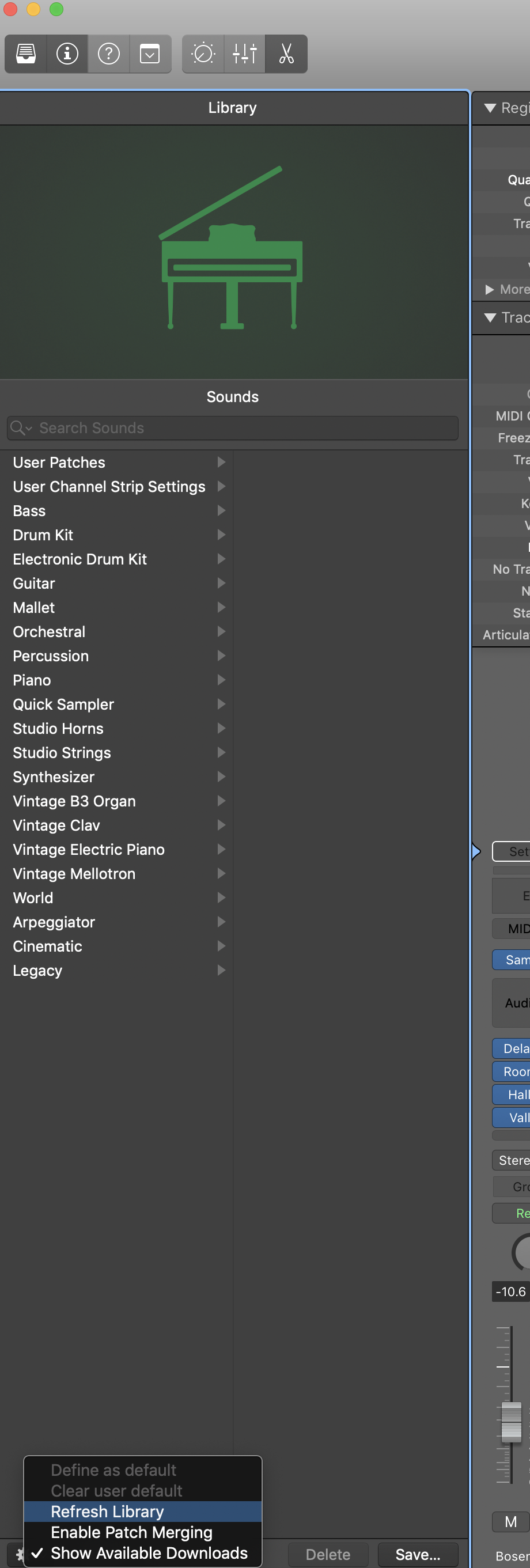Logic sounds Library not pulling new soun… Apple Community