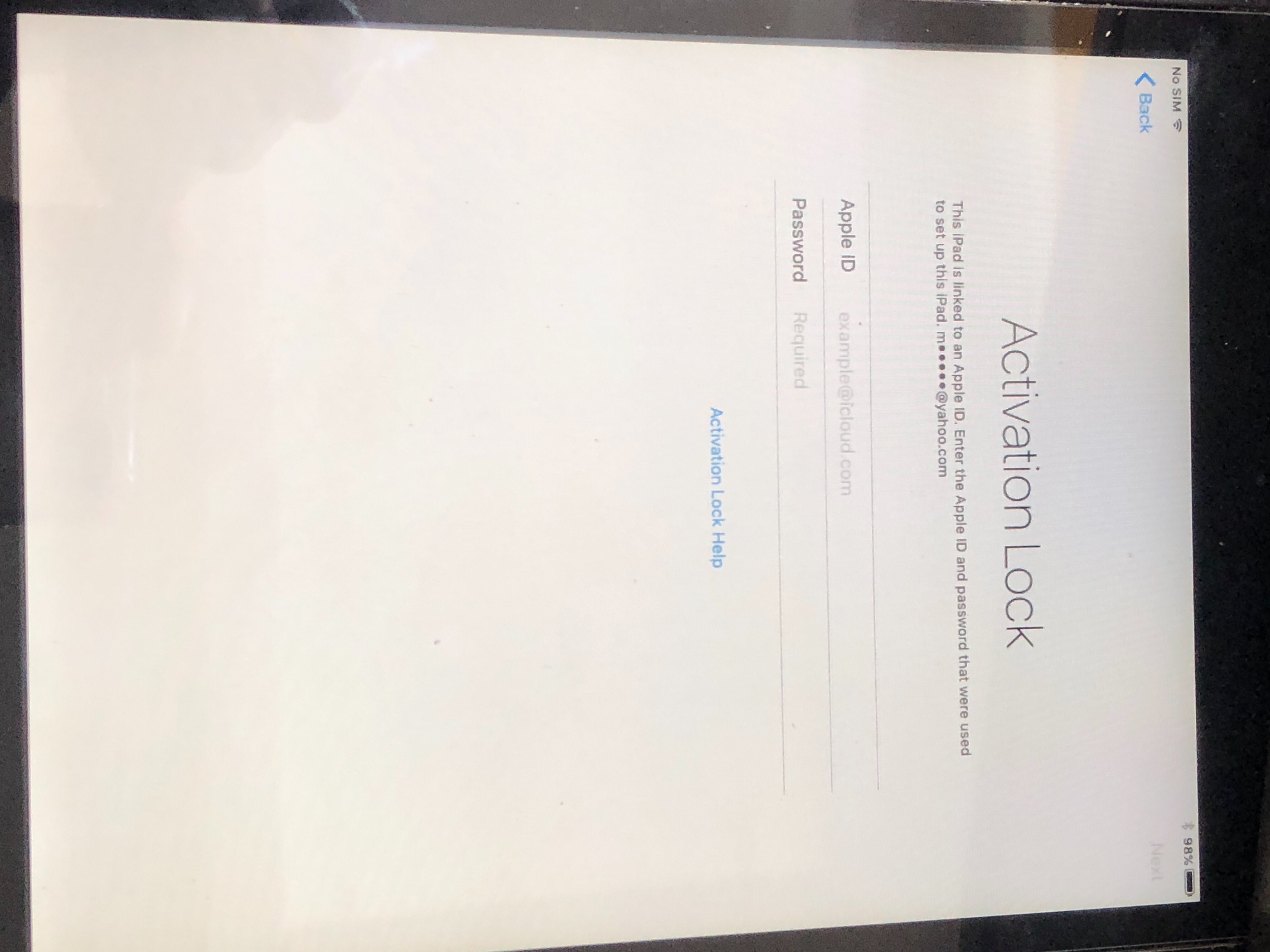 I Have Activation Lock On My IPad Mini 1 Apple Community