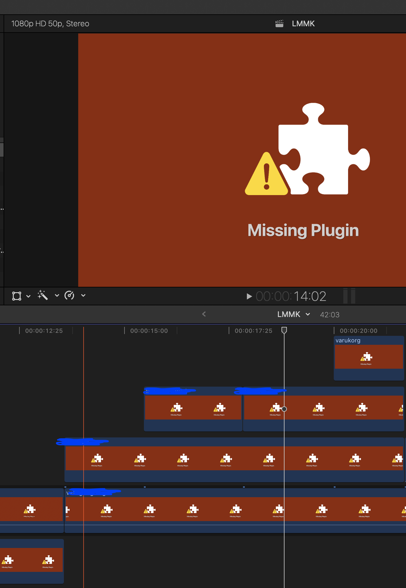 ”Missing Plugin” problem in FCP 10.5 (Big… Apple Community