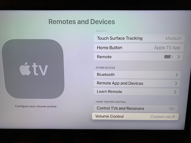TV HDMI on AVR volume - Apple Community