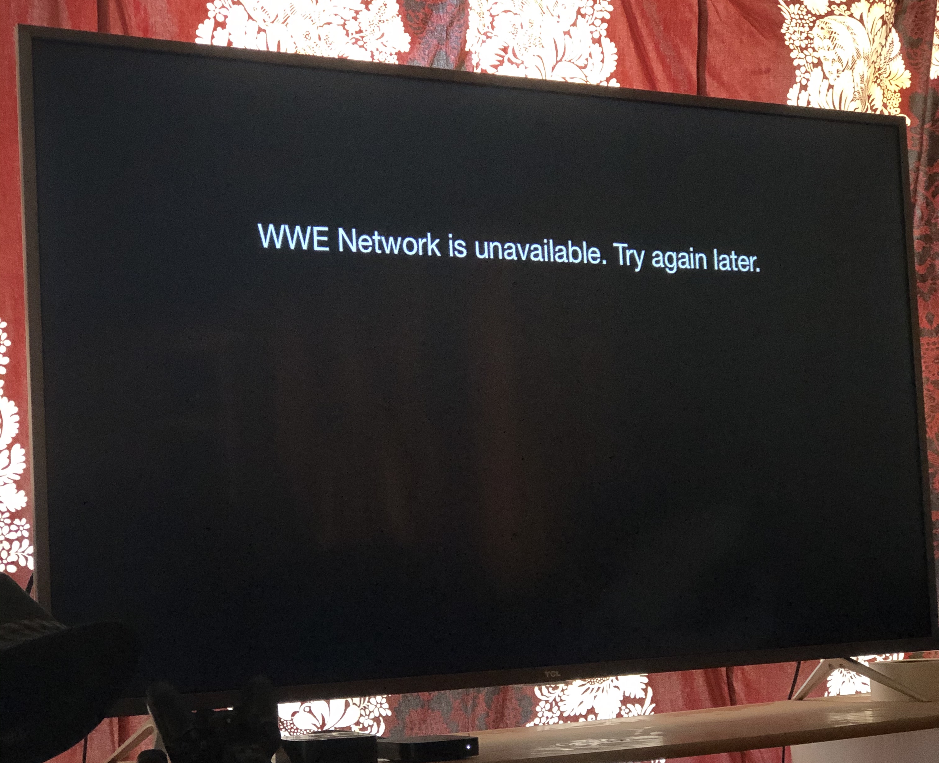 WWE network not working on Apple TV - Apple Community