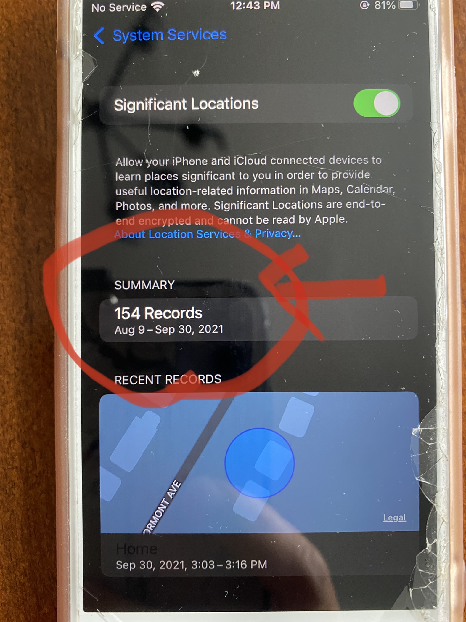 How to access Significant Locations Sum… Apple Community