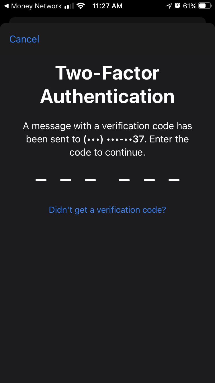 I need to to get my last number code - Apple Community