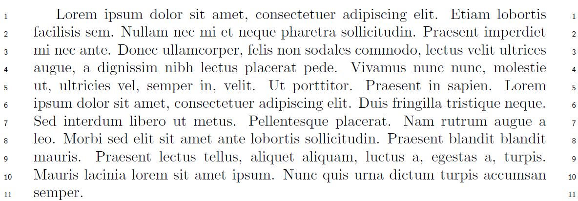 number line latex