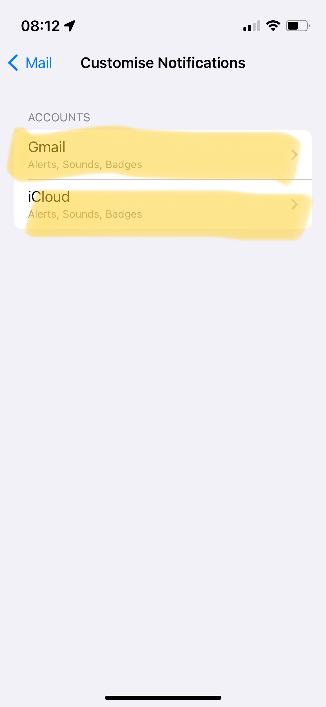 mail notification not working Apple Community