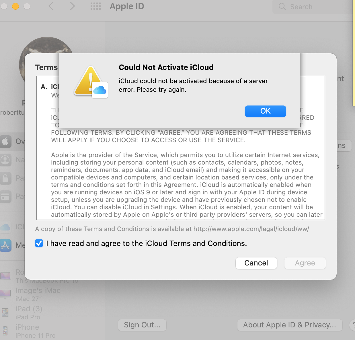 New iCloud Terms and Conditions Apple Community