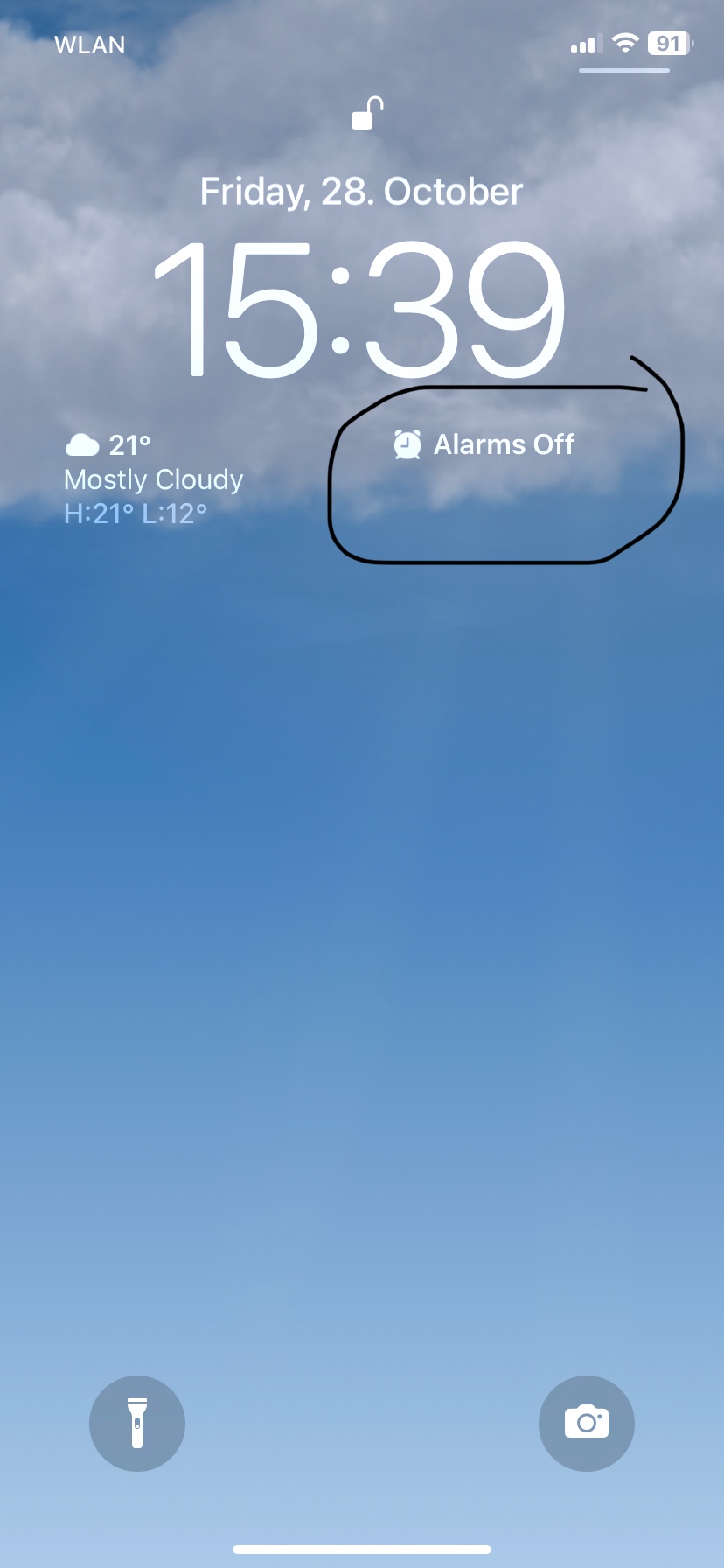 Broken Alarm Widget On Lock Screen IOS 16 Apple Community