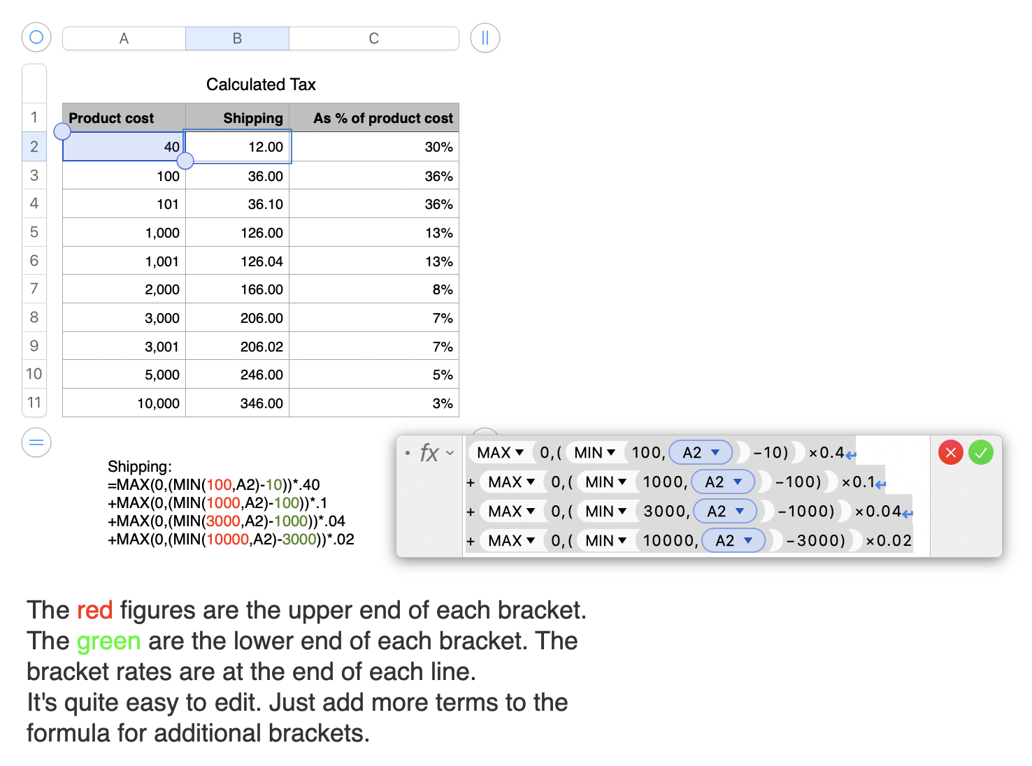 Numbers Formula Assistance Requested - Apple Community