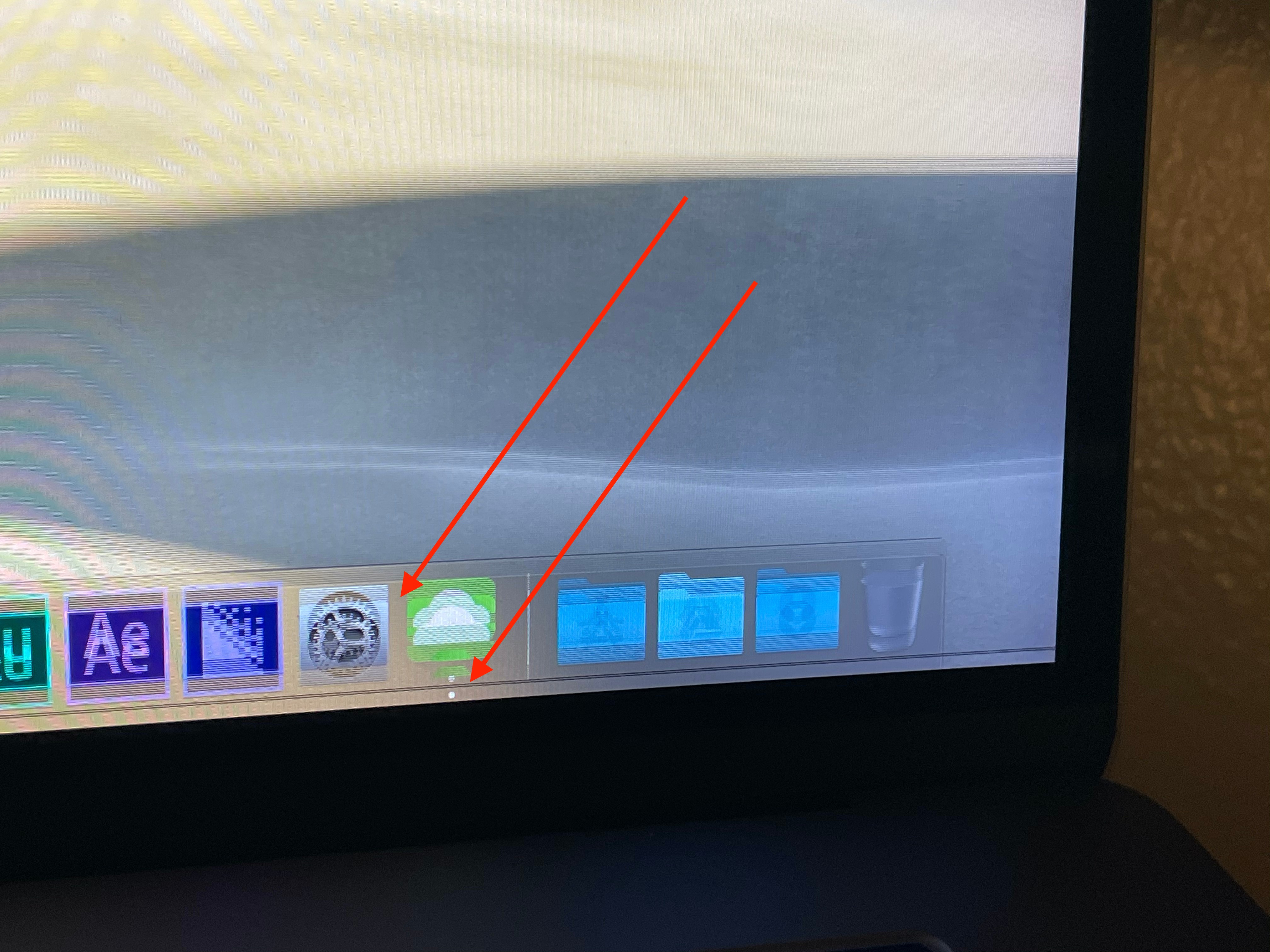 Screen glitch (interlacing & offset) … Apple Community