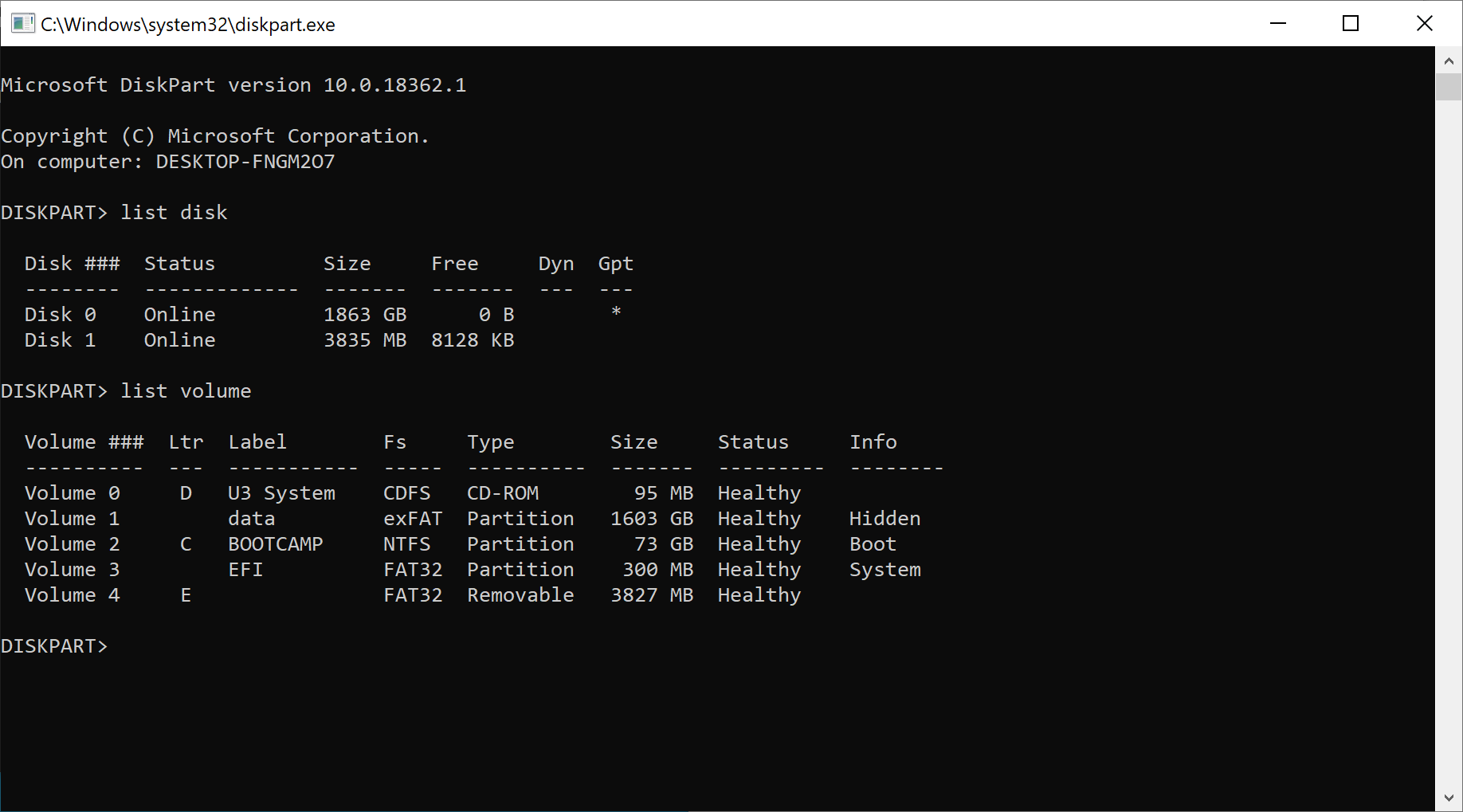 Программа diskpart. Cmd Windows 10. Diskpart Windows 10. List Disk cmd.