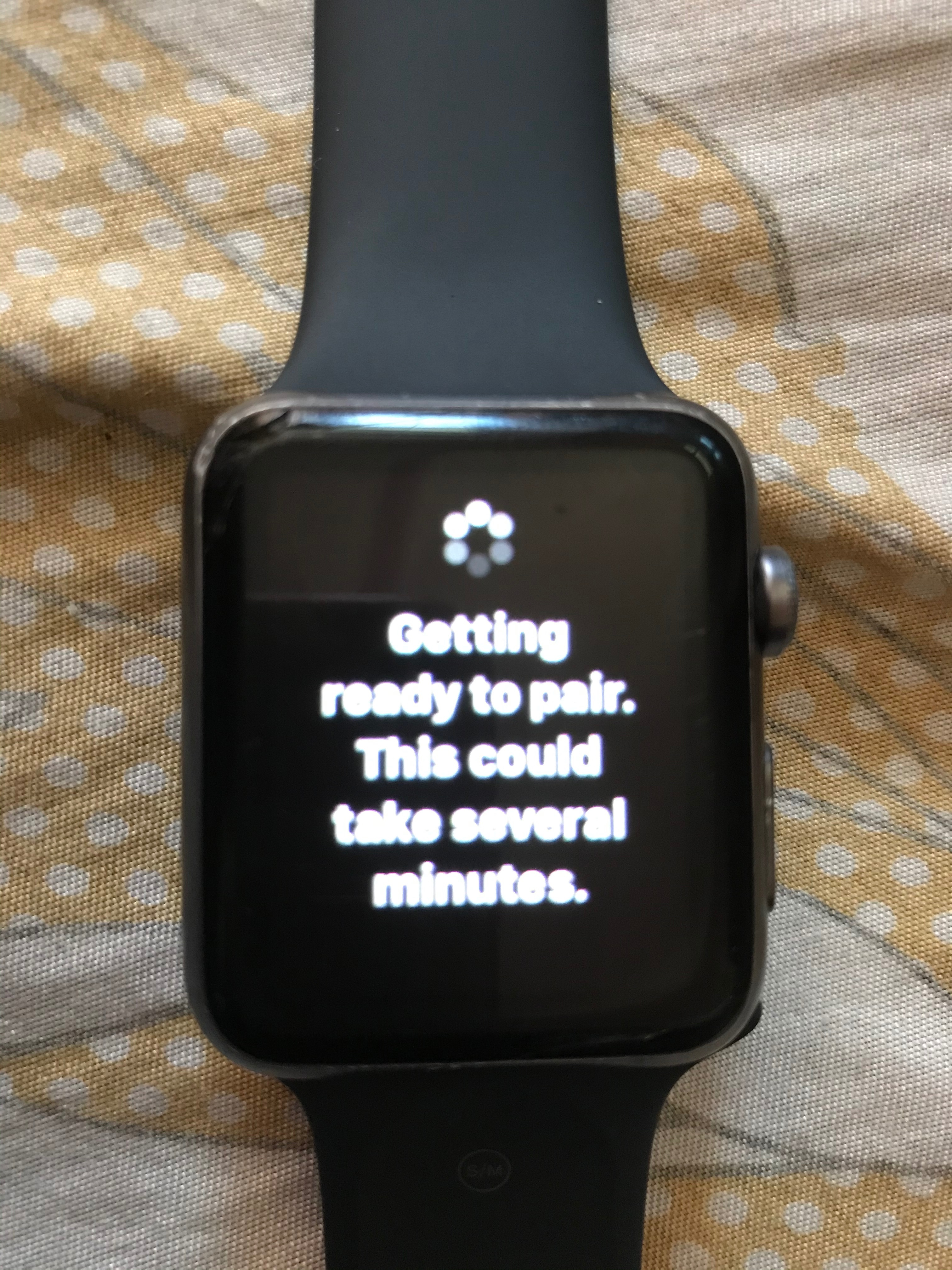 tuin Boekhouding Correct Apple watch stuck on pairing mode (QR SCA… - Apple Community