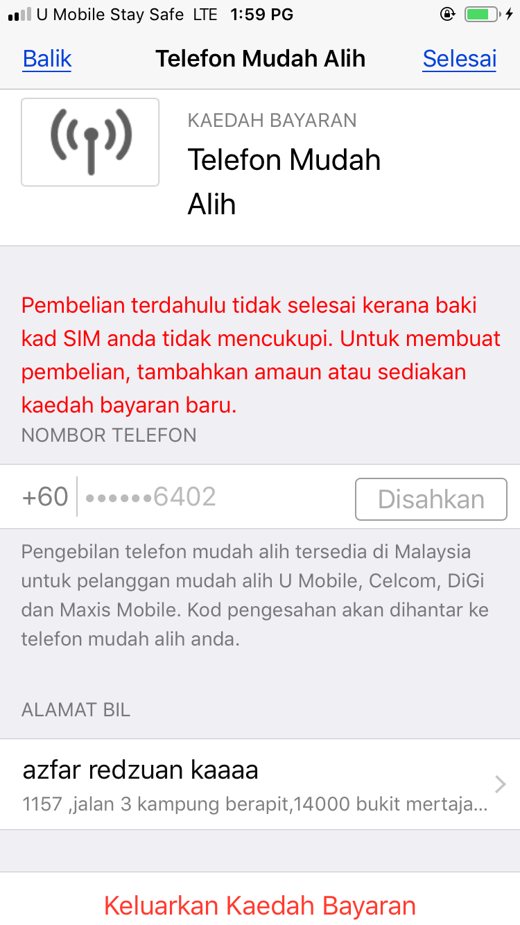 kod nombor telefon malaysia