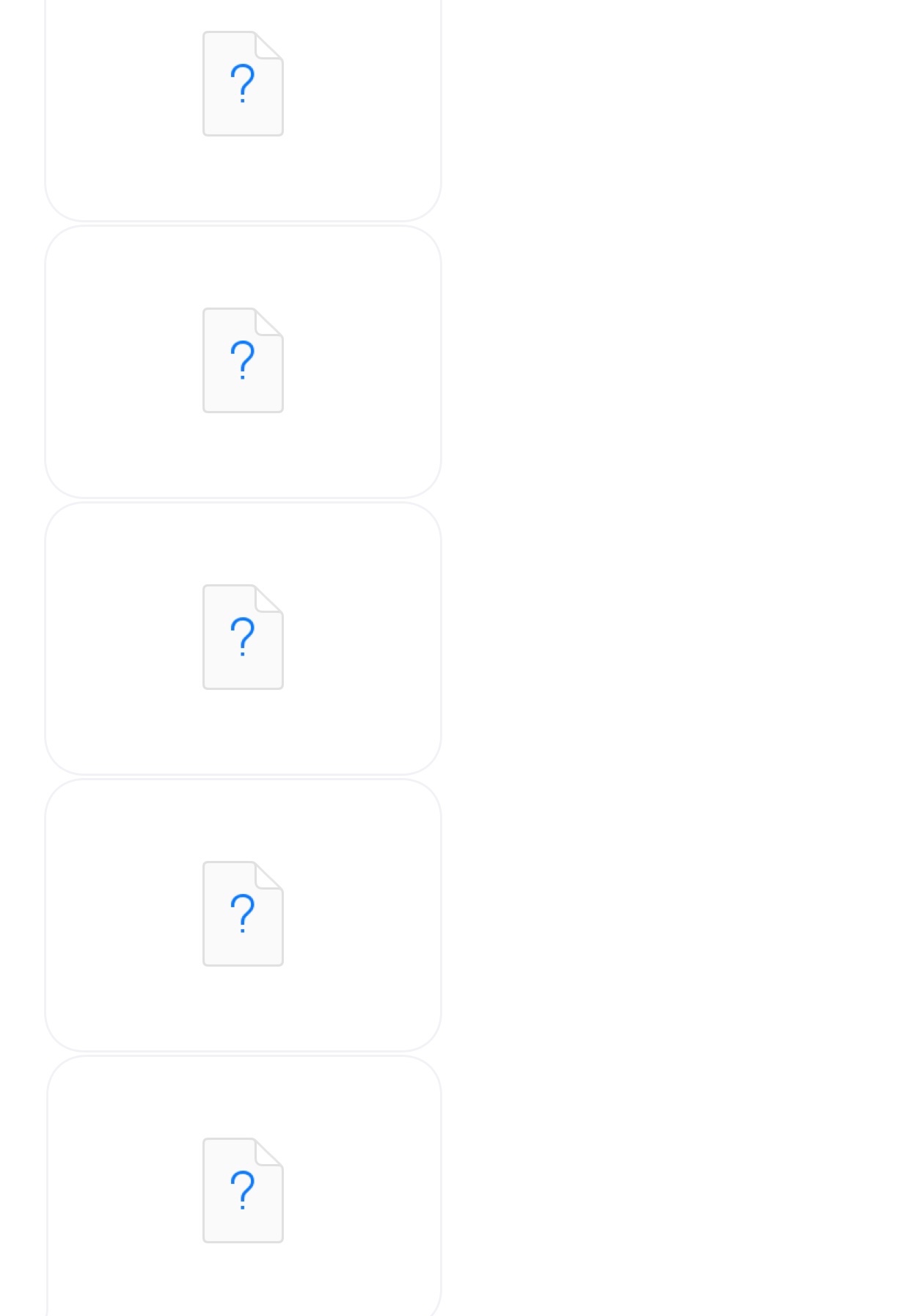 Question mark Apple Community