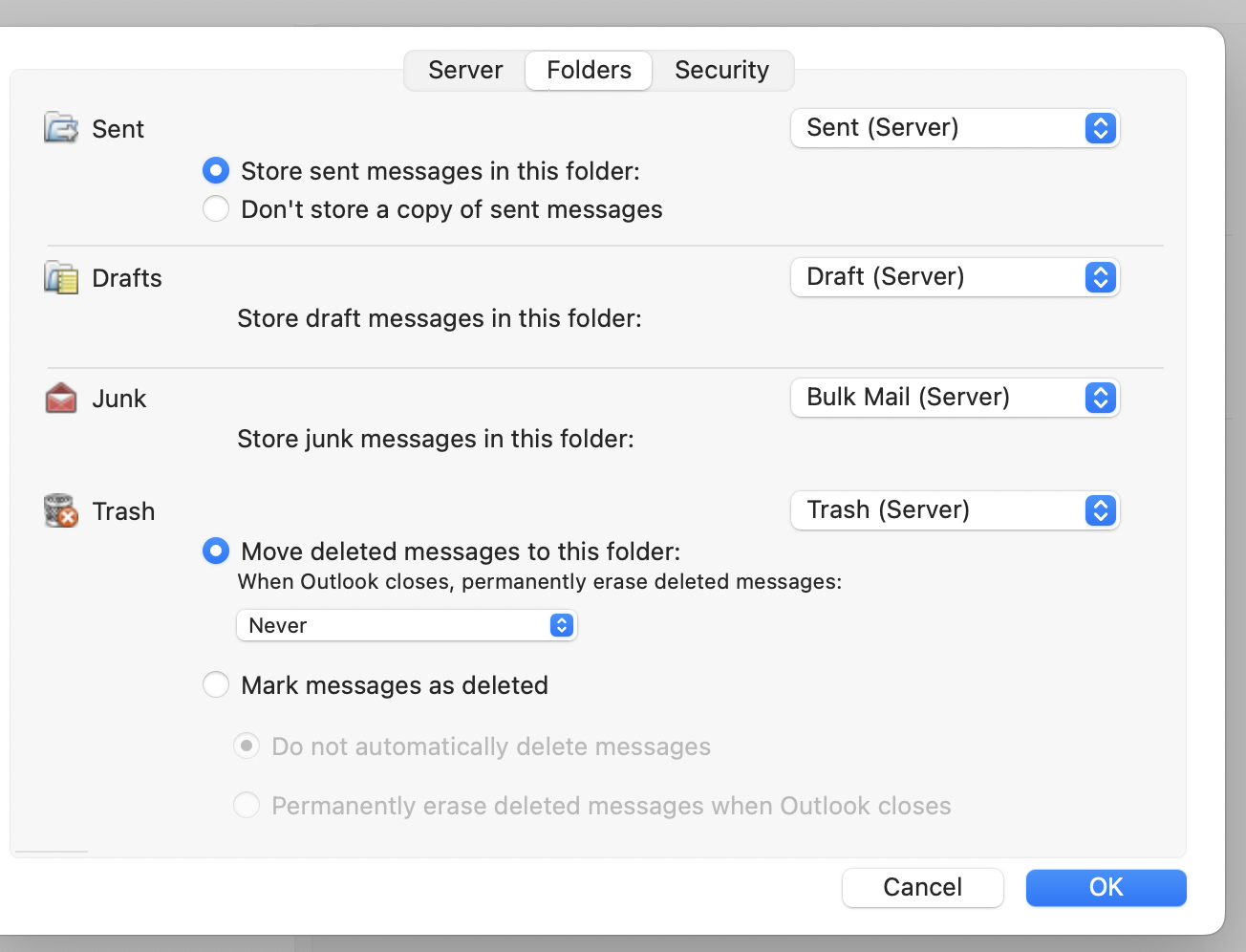Outlook for Mac error code 1025 Apple Community