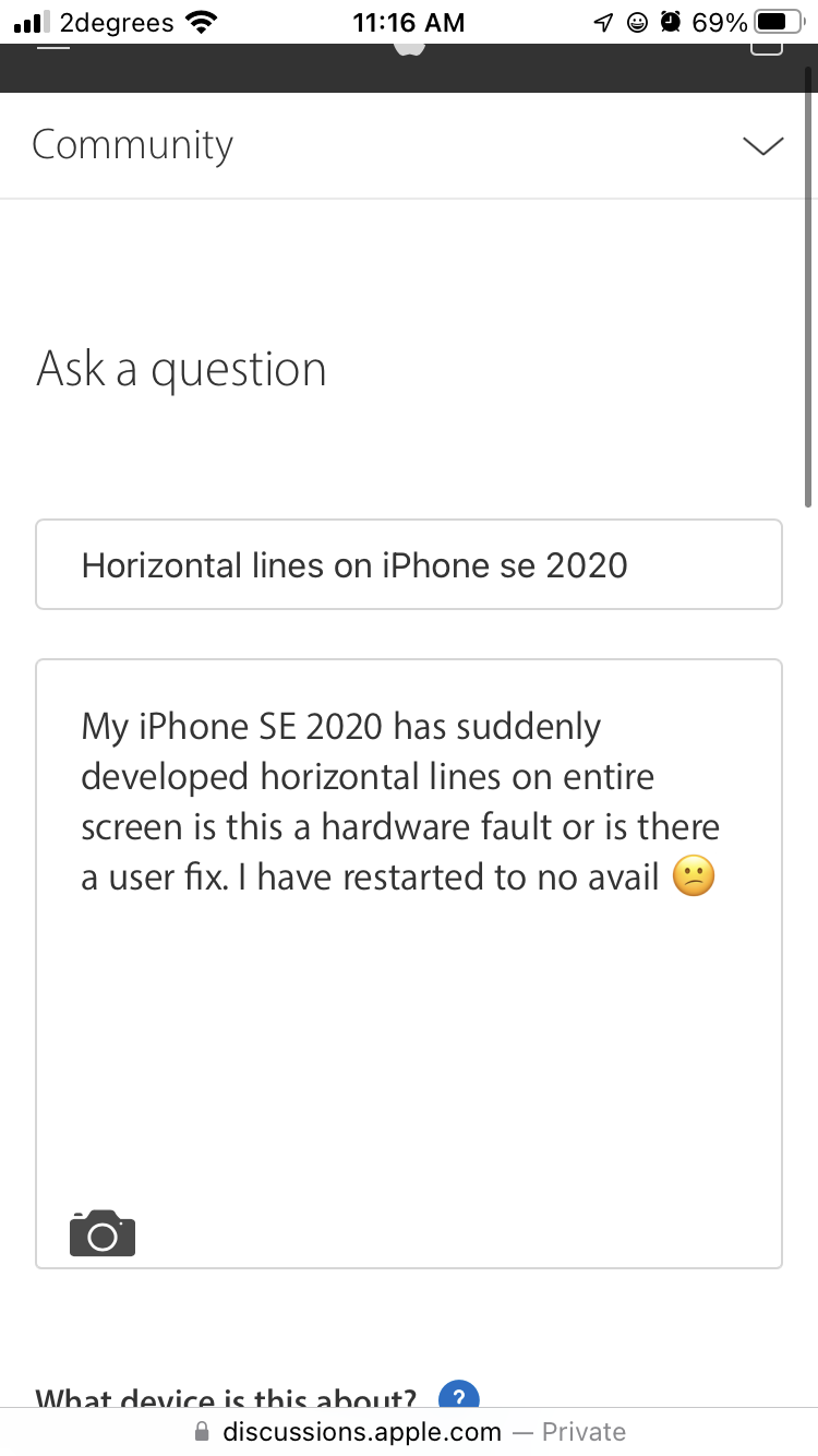 iphone image horizontal