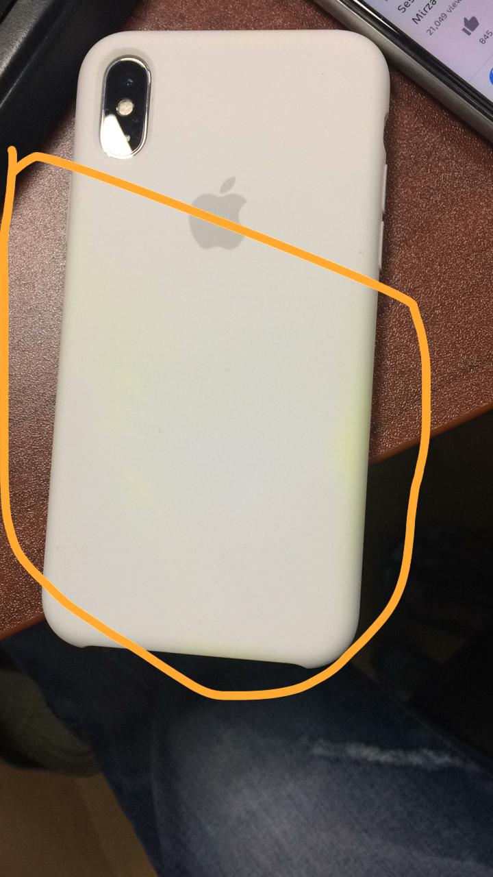 Apple Silicon Case (White) yellow Apple Community