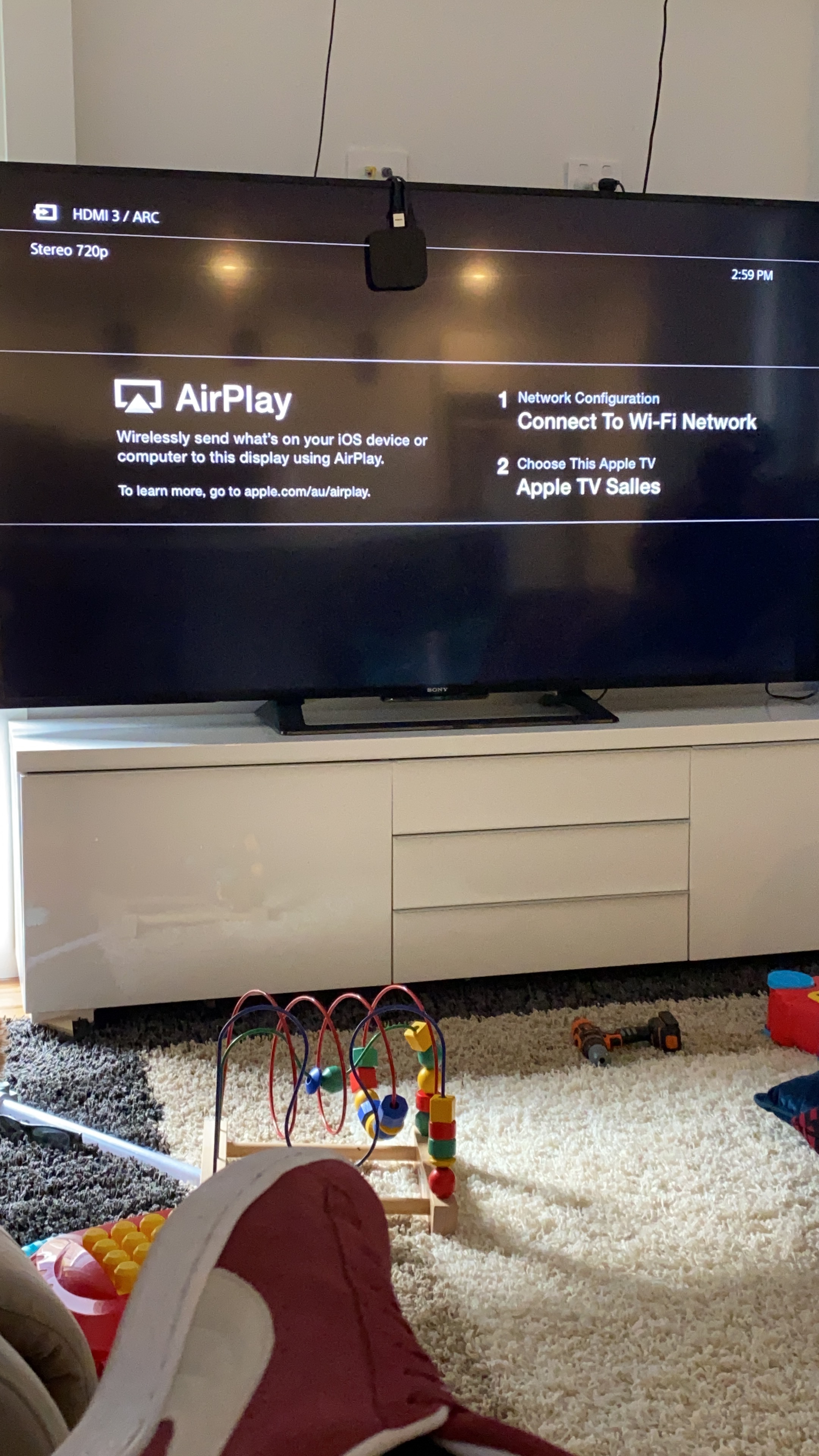 AIRPLAY MESSAGE STUCK MY SCREEN - Apple Community
