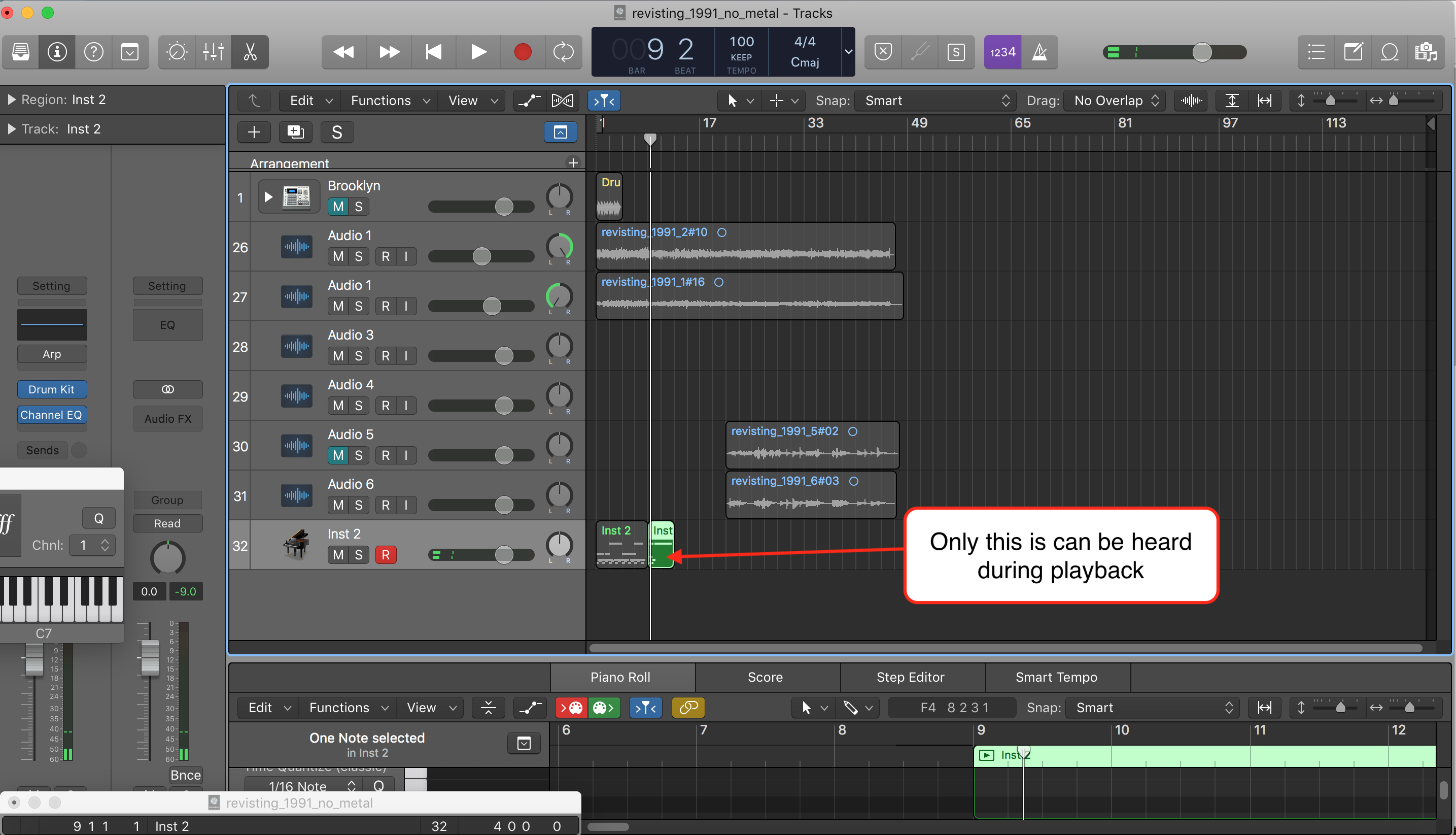 Logic Pro X can't get out of weird solo… Apple Community
