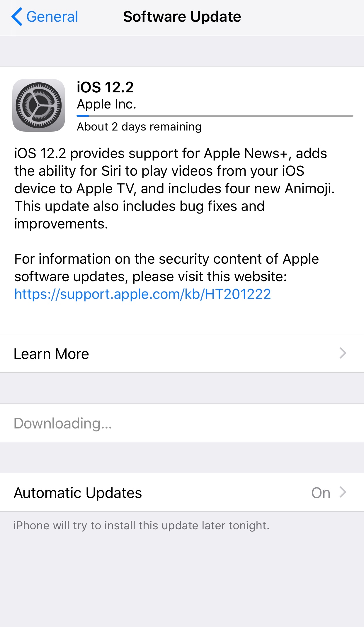 Ios 12.2 on sale