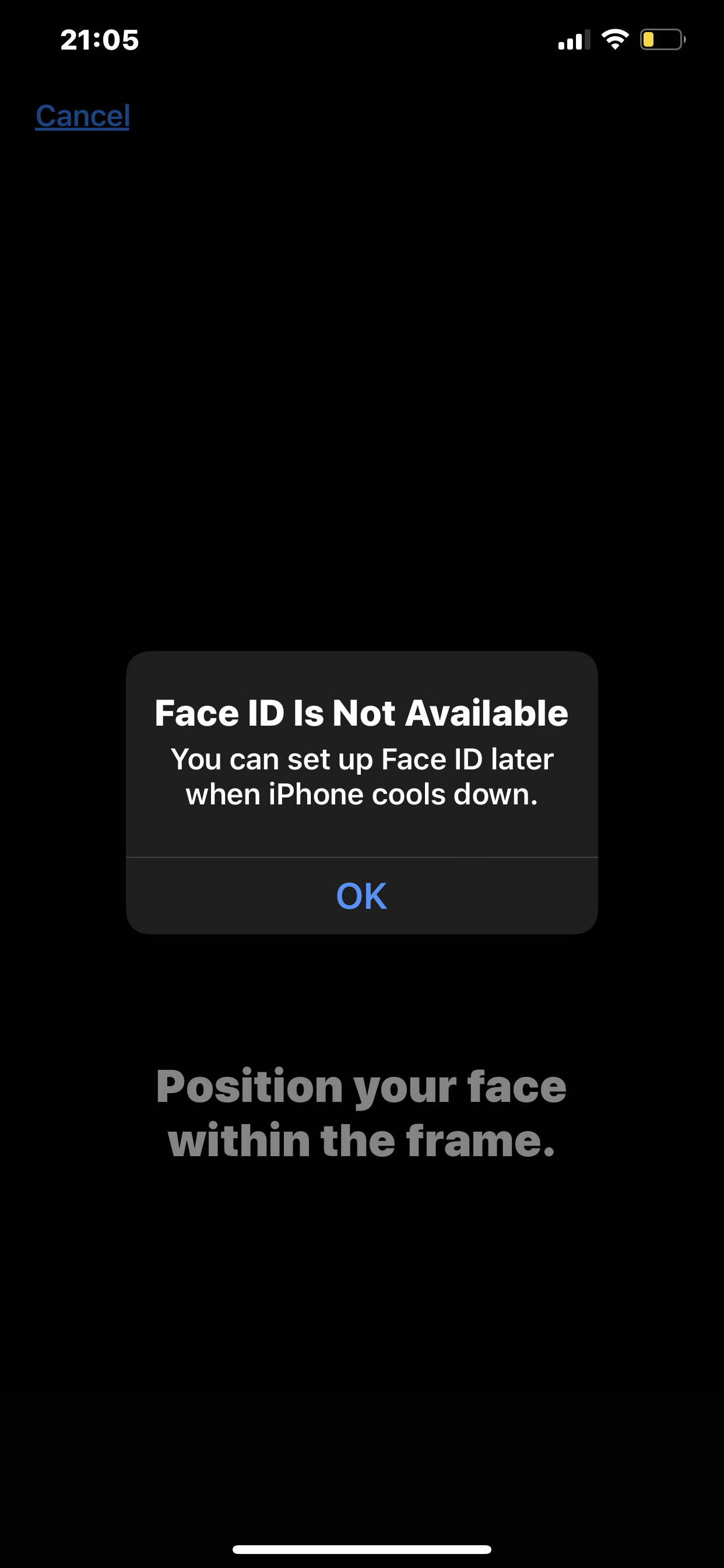 face id not working - Apple Community