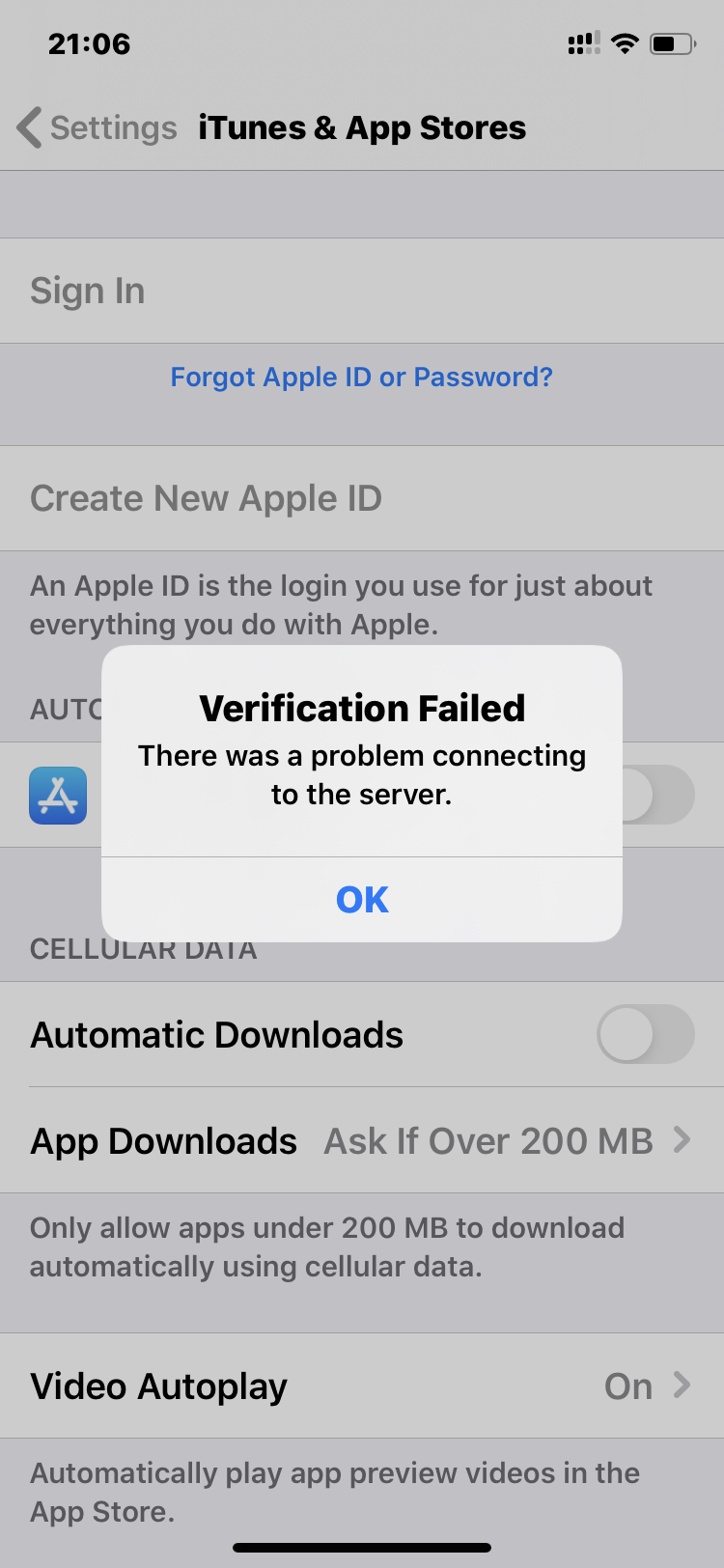Application Login error - Apple Community