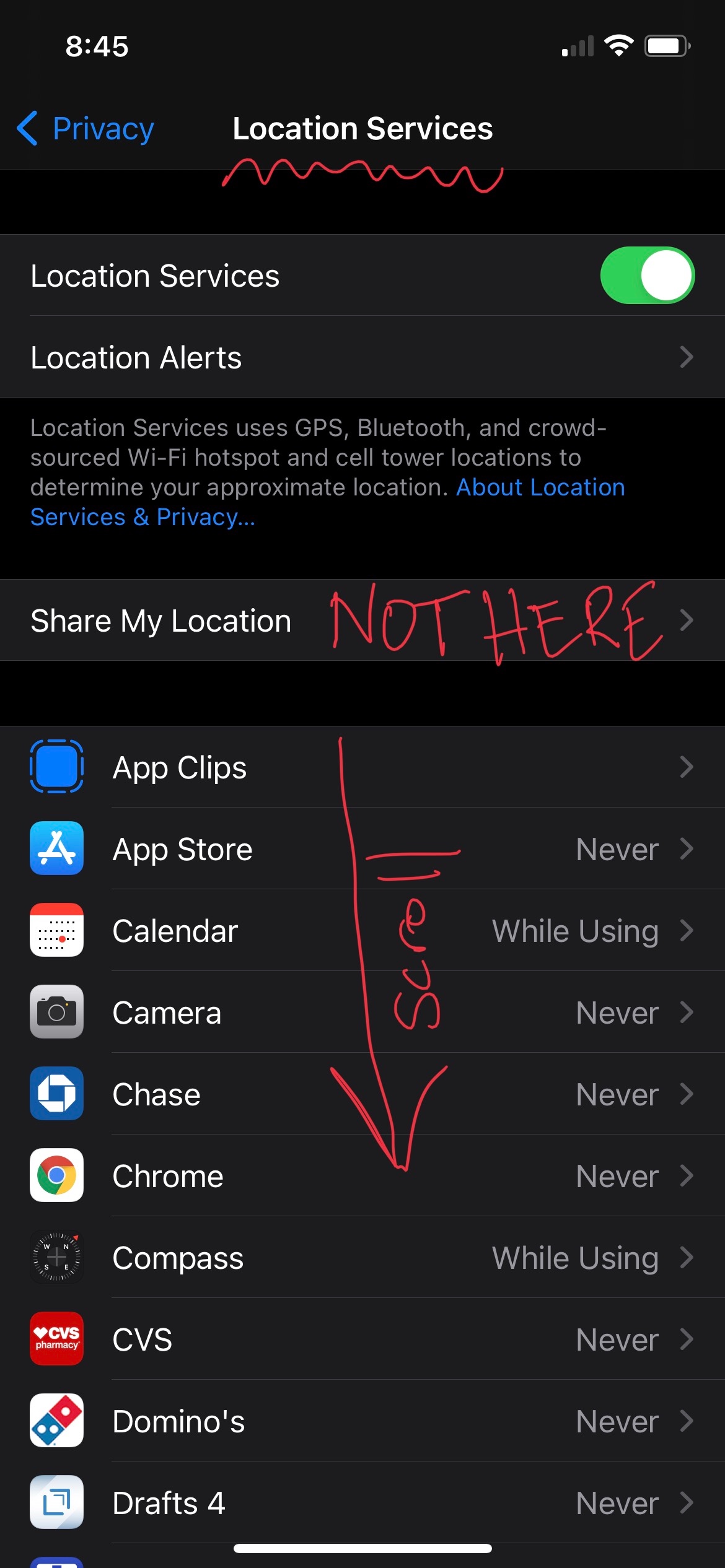 iPhone 11- When I try to share my location it says “No Active Device” :  r/iphonehelp