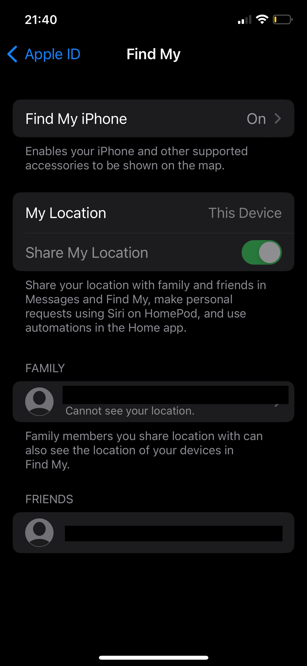 Location Sharing With People - Apple Community