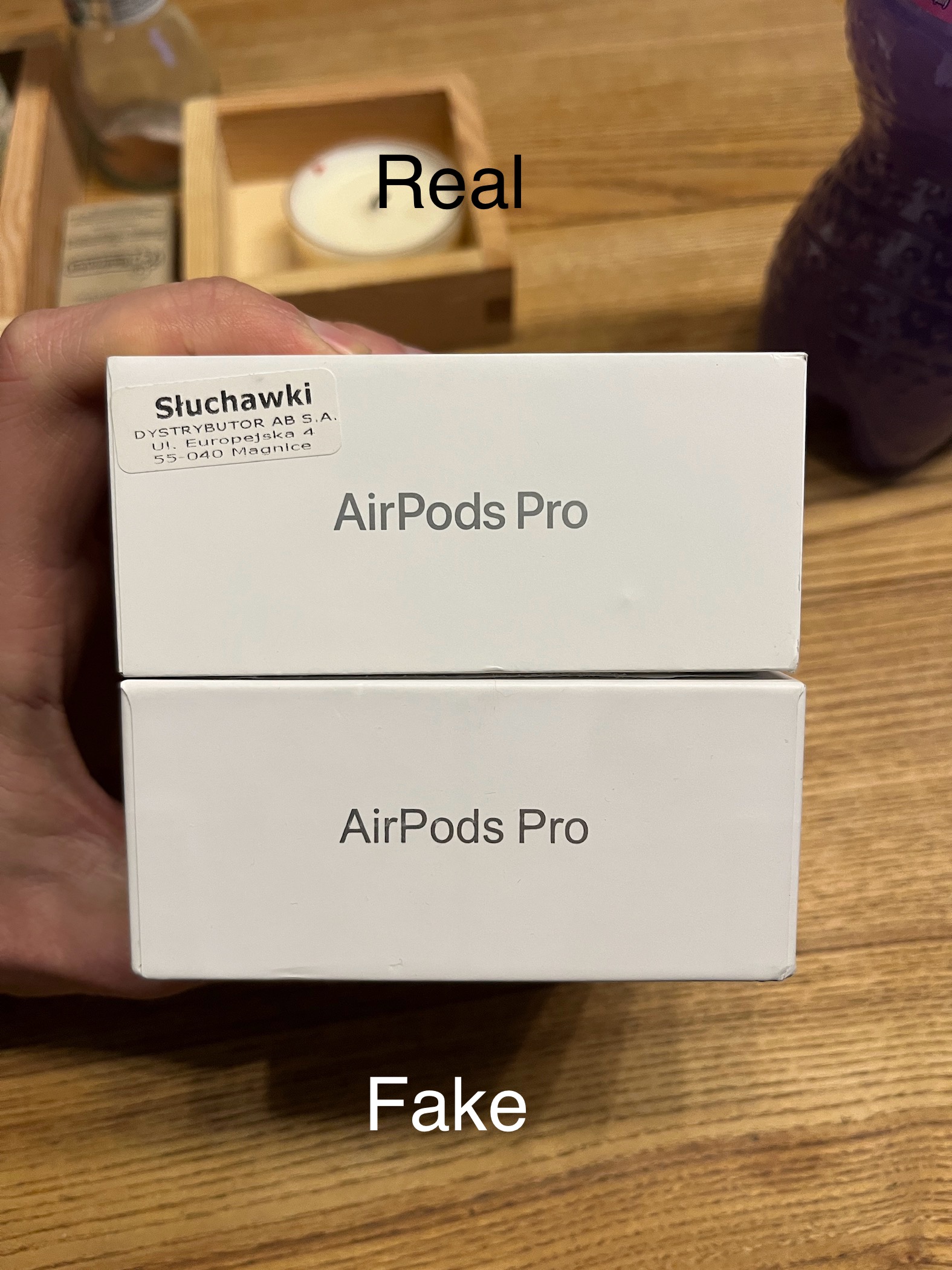 Confirmation on real vs fake : r/Airpodsmax