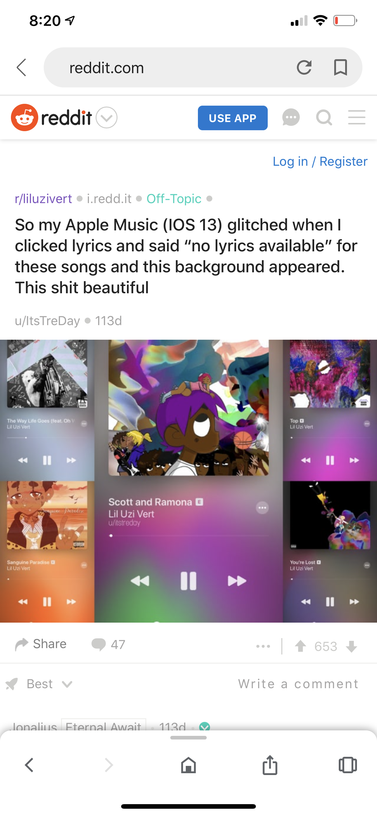 Apple Music App Aesthetic