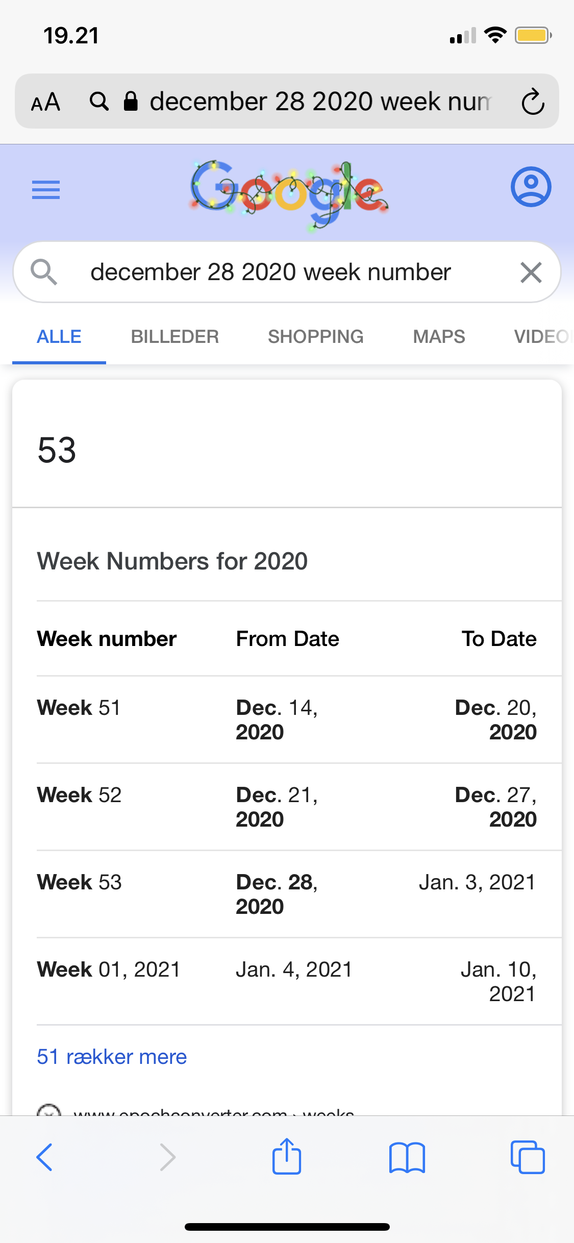 Calendar not showing the last week in Dec… Apple Community