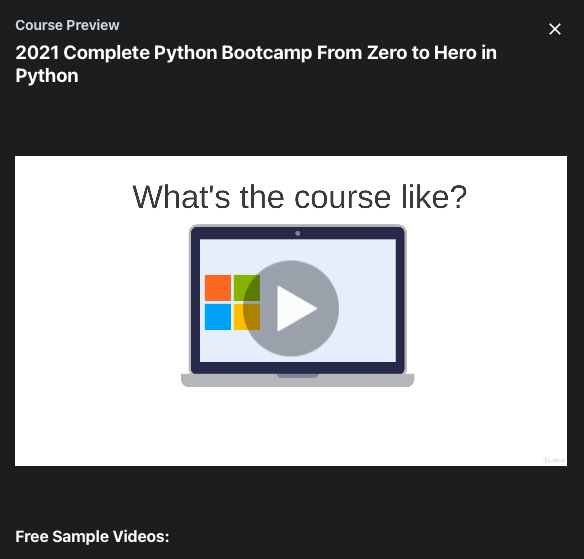 udemy video black screen Apple Community