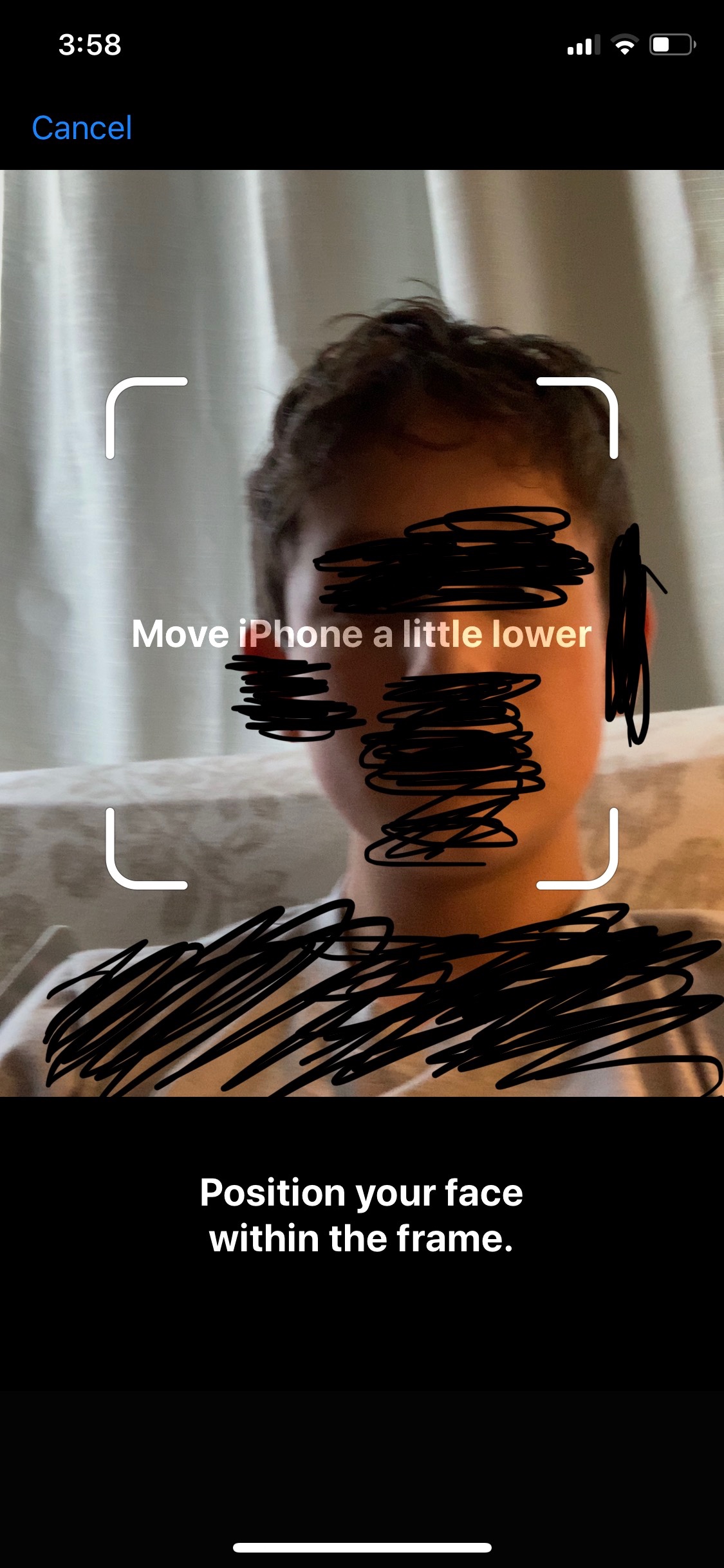I Can T Set Up My Face Id Because When I Apple Community
