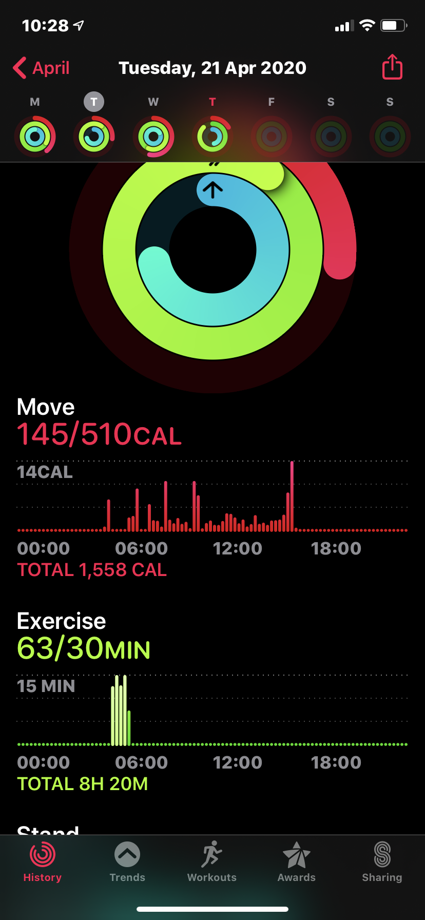 Activity app/move ring Apple Community